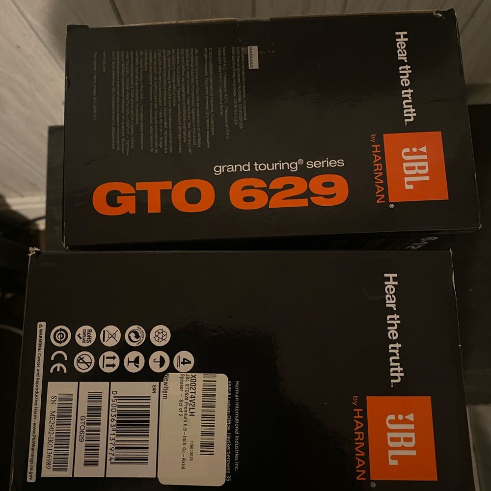 Gto 629 Car speakers brand new in box